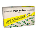 Filets de maquereaux  l'huile d'olive en bote pain de mer - 120 g