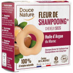 Fleur de shampooing cheveux secs bio. le sachet de 85 g
