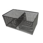 Foyer à pellet noir en acier 40 x 20 x 16, 5 cm Foyer à pellet noir en acier 40 x 20 x 16, 5 cm