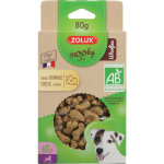 Friandises pour chien mooky bio woofies au fromage en étui de 80 g Friandises pour chien mooky bio woofies au fromage en étui de 80 g