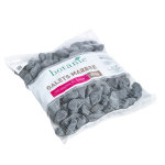 Galets roul�s de marbre noir �b�ne calibre 40 � 60 mm en sac de 20 kg