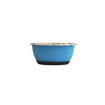 Gamelle pour chien et chat coloris bleu mat en inox tyrol 500 ml