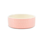 Gamelle pour chiot, chaton, lapin et cochon d'inde coloris rose en grs scruffs ma pr