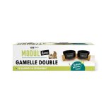 Gamelle double bois / cramique coloris bois modul'home
