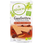 Gaufrettes au chocolat bio en sachet de 190 g Gaufrettes au chocolat bio en sachet de 190 g