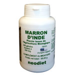 G�lules de marron d inde bio en boite de 200 unit�s