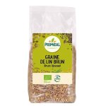 Graines de lin brun bio en sachet de 500 g