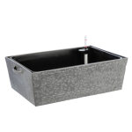 Grand bac à planter coloris gris en zinc - 57 x 39 x 18, 5 cm Grand bac à planter coloris gris en zinc - 57 x 39 x 18, 5 cm