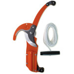 Grand chenilloir professionnel orange en acier tremp