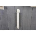 Griffoir mural pour chat coloris blanc en barre 168 x 3 x 14, 5 cm