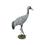 Grue cendr�e en polyr�sine 121 cm
