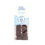 Guimauves vanille enrob�es chocolat au lait bio le chat gourmand - 100 g