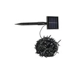 Guirlande lumineuse led solaire  lumire anime blanc froid - 40 m
