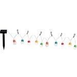 Guirlande solaire escape de 10 ampoules multicolores à mini led 180 cm Guirlande solaire escape de 10 ampoules multicolores à mini led 180 cm