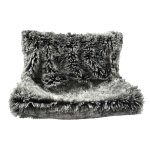 Hamac de radiateur pour chat coloris noir bobby poilu bicolor - 47 x 30 x 25 cm