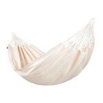 Hamac simple en coton bio beige la siesta modesta latte - 300 x 140 cm