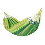 Hamac simple en coton bio vert la siesta modesta jungle - 300 x 140 cm