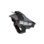 Harnais pour chien gris fonc julius - k9 idc power - taille 1