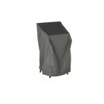 Housse pour 4 à 6 fauteuils empilables coloris gris en polyester Housse pour 4 à 6 fauteuils empilables coloris gris en polyester