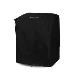 Housse pour plancha 75 cm sur chariot ou desserte en polyester enduit pvc noir Housse pour plancha 75 cm sur chariot ou desserte en polyester enduit pvc noir
