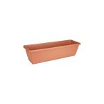 Jardini�re barcelona xl l25 x h20, 2 x p59, 2 cm coloris terre cuite