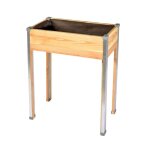 Jardinire en bois sur pieds mon petit potager gamme design petit modle - 60 x 35 x