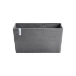 Jardini�re paris coloris gris en plastique recycl� ecopots - 60 x 26 x 40 cm - 46, 7 l