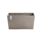 Jardini�re paris coloris taupe en plastique recycl� ecopots - 99 x 46 x 50 cm - 170 l