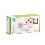 Jeu de dominos en bois coloré grand format Jeu de dominos en bois coloré grand format