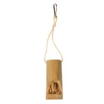 Jouet bamboo feeder pour rongeurs coloris bois - 4, 6 x 4, 6 x 25, 5 cm