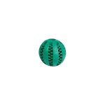 Jouet pour chien dental ball balle verte avec picots  7 cm