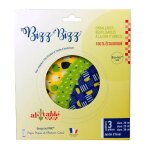 Kit de 3 bizz - bizz ronds « jardin d hiver »ah table - 3pcs Kit de 3 bizz - bizz ronds « jardin d hiver »ah table - 3pcs