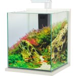 Kit aquarium jalaya xxl coloris ceruse blanc zolux 30 x 30 x 35 cm