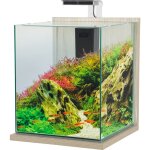 Kit aquarium jalaya xxl coloris zebrano gris zolux 30 x 30 x 35 cm