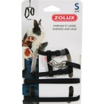 Kit harnais pour le rongeur en nylon coloris noir zolux taille s Kit harnais pour le rongeur en nylon coloris noir zolux taille s