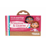 Kit de maquillage enfants bio princesse et licorne namaki cosmetics - 3 couleurs