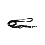 Laisse chien dressage 3pt 20 mm / 200 cm noire