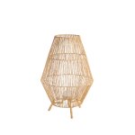 Lampadaire en fibres naturelles coloris marron sisine