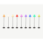 Lampadaire rechargeable solaire / usb blachre illumination -  24 x h 134 cm