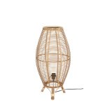 Lampadaire en rotin olof 60w e27 - h 68 x  34 cm