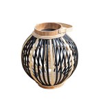 Lampe en bambou olivie avec ampoule filament