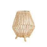 Lampe de table coloris marron Lampe de table coloris marron
