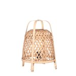 Lampe de table malia en bambou marron Ø 29, 5 x h 42 cm Lampe de table malia en bambou marron Ø 29, 5 x h 42 cm