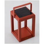Lanterne solaire en aluminium terracotta oxalis - 16 x 16 x 25 cm Lanterne solaire en aluminium terracotta oxalis - 16 x 16 x 25 cm