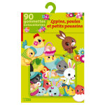 Lapins, poules et petits poussins mes gommettes lito 3 ans �ditions