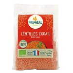 Lentilles corail de france bio en sachet de 250 g