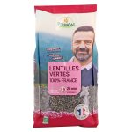 Lentilles vertes bio 100 % france - 1 kg