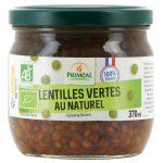 Lentilles vertes au naturel bio origine france - 370 ml Lentilles vertes au naturel bio origine france - 370 ml