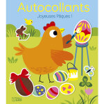 Livre d'autocollants  joyeuses p�ques  collection j observe et je colle mes autocolla