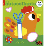 Livre d'autocollants  joyeuses p�ques , collection les autocollants de marion billet